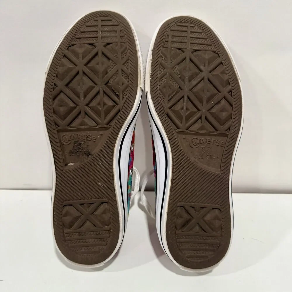 Converse Chuck Taylor Pixel Shoes W6/M4 Pink Blue White Canvas Lace Up Sneakers - Picture 9 of 11